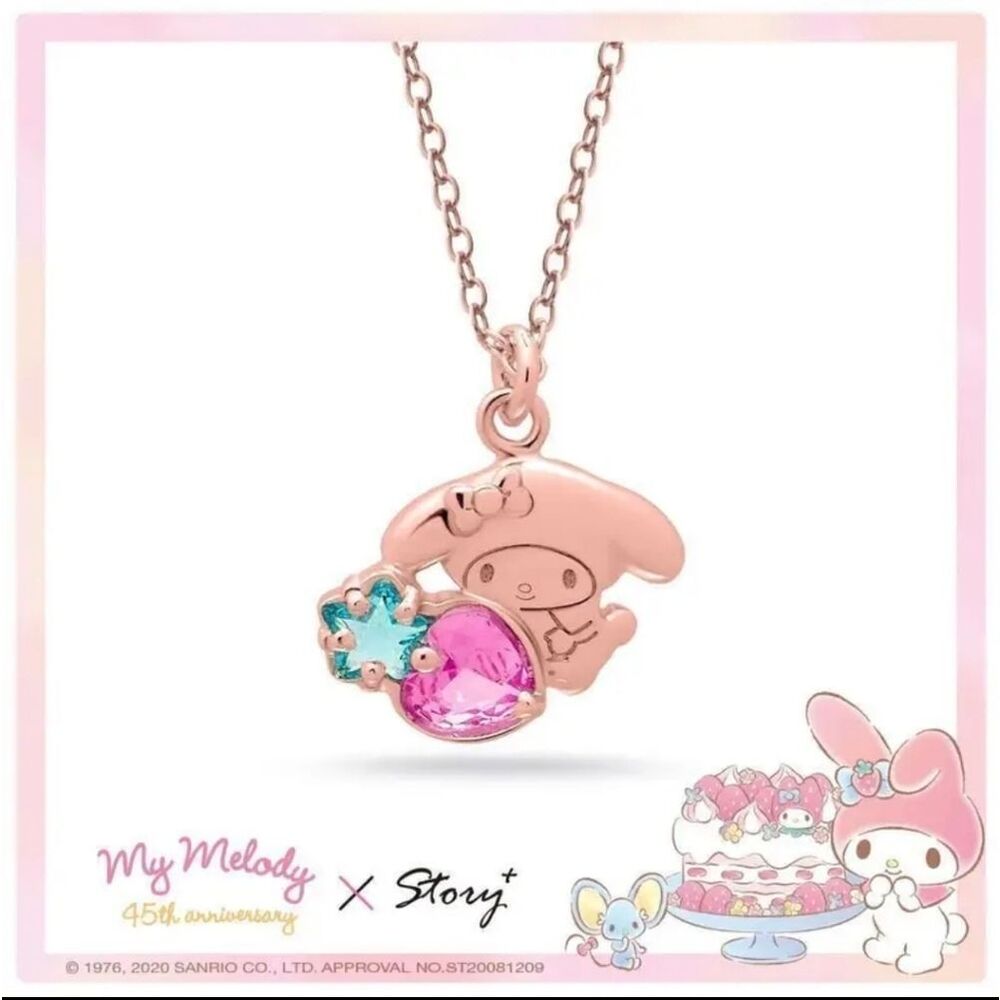 Sanrio My Melody Rose Gold Necklace